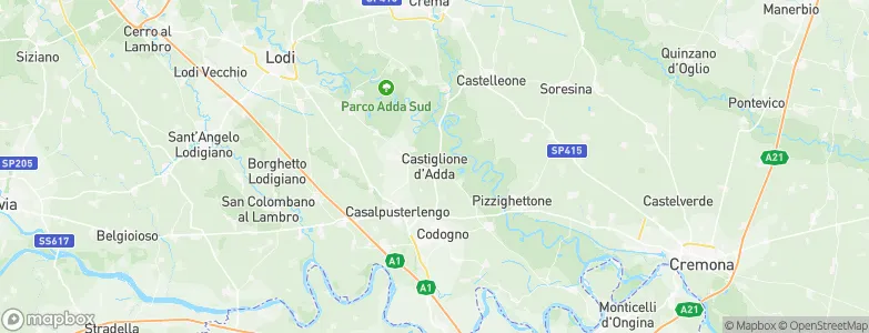 Castiglione d'Adda, Italy Map