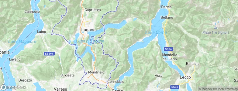 Castiglione d'Intelvi, Italy Map