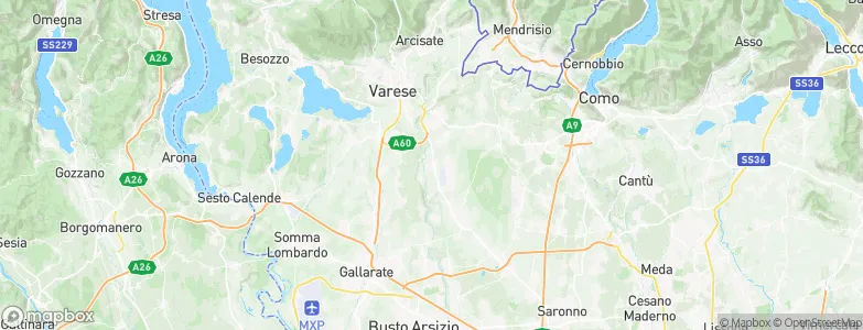 Castiglione Olona, Italy Map