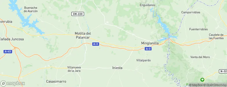 Castillejo de Iniesta, Spain Map