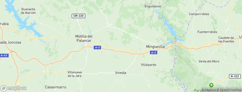 Castillejo de Iniesta, Spain Map