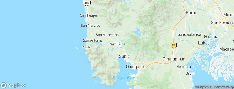 Castillejos, Philippines Map