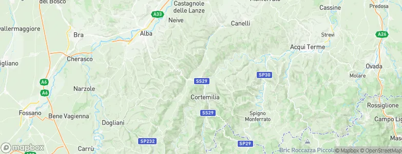 Castino, Italy Map