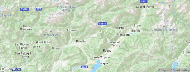 Castione della Presolana, Italy Map