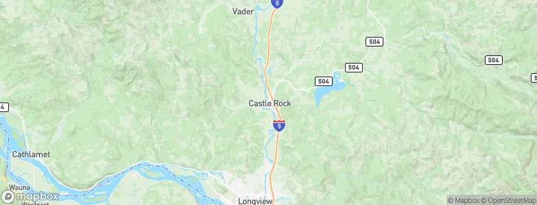 Castle Rock, United States Map