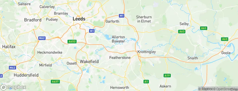 Castleford, United Kingdom Map