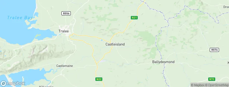 Castleisland, Ireland Map