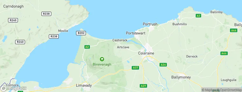 Castlerock, United Kingdom Map