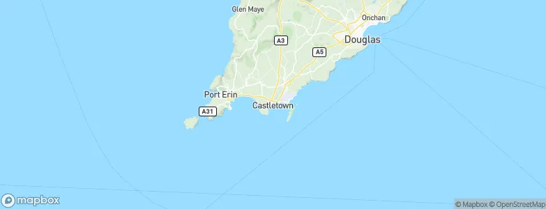 Castletown, Isle of Man Map