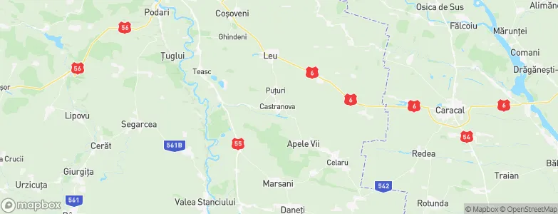 Castranova, Romania Map