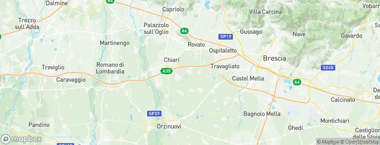 Castrezzato, Italy Map