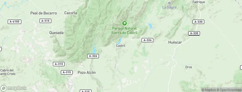 Castril, Spain Map