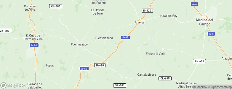 Castrillo de la Guareña, Spain Map