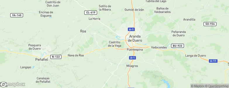 Castrillo de la Vega, Spain Map