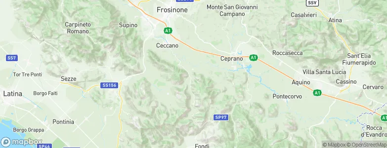 Castro dei Volsci, Italy Map