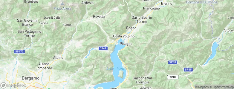 Castro, Italy Map