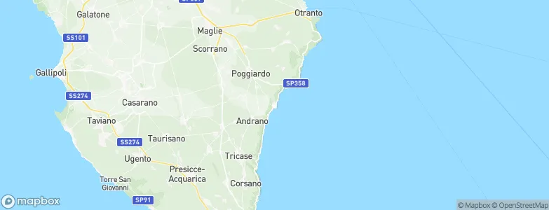 Castro, Italy Map