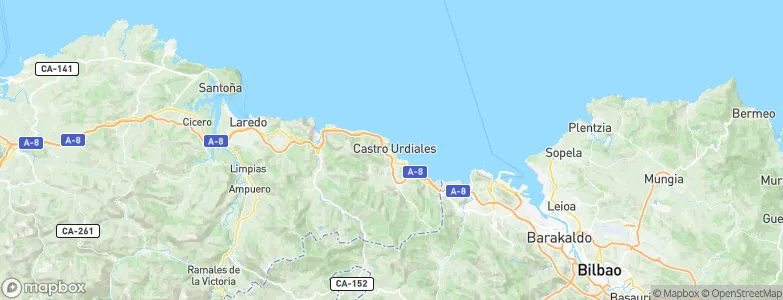 Castro Urdiales, Spain Map