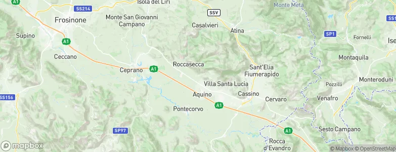 Castrocielo, Italy Map
