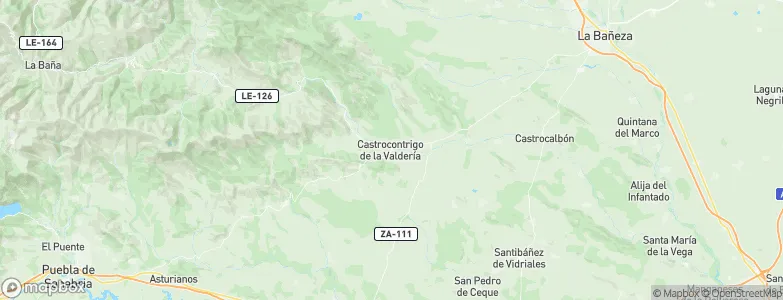 Castrocontrigo, Spain Map