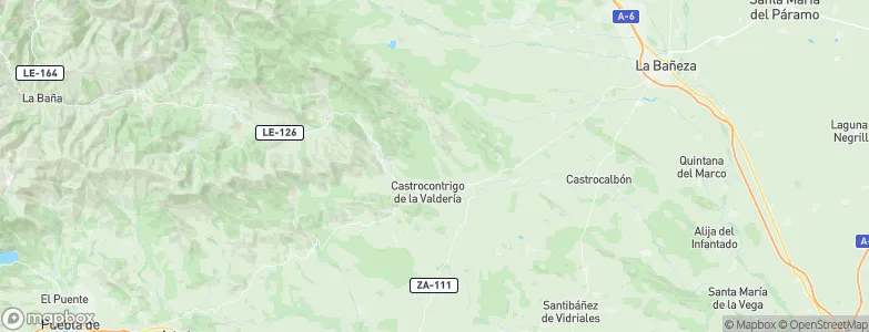 Castrocontrigo, Spain Map