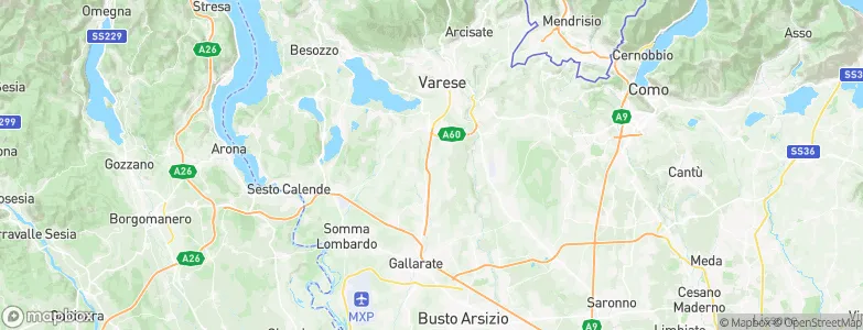 Castronno, Italy Map