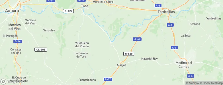 Castronuño, Spain Map