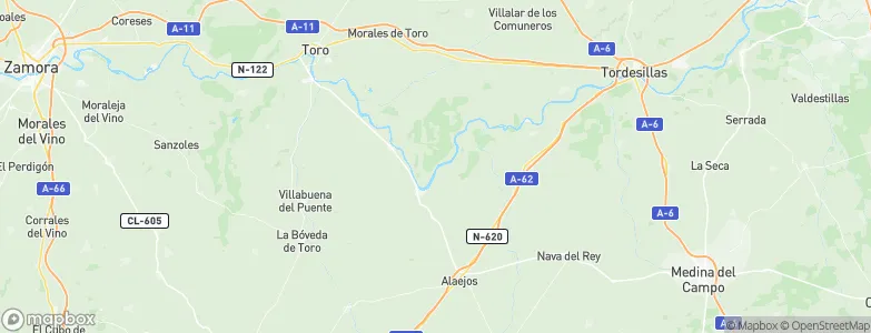 Castronuño, Spain Map