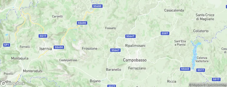 Castropignano, Italy Map