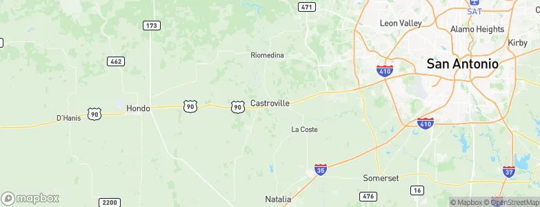 Castroville, United States Map