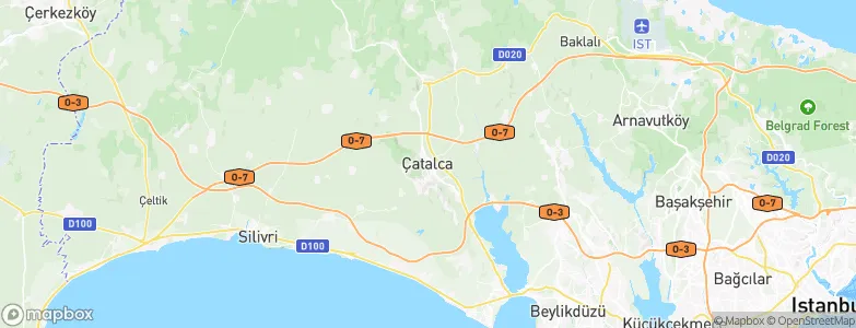 Çatalca, Turkey Map