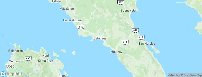 Catanauan, Philippines Map