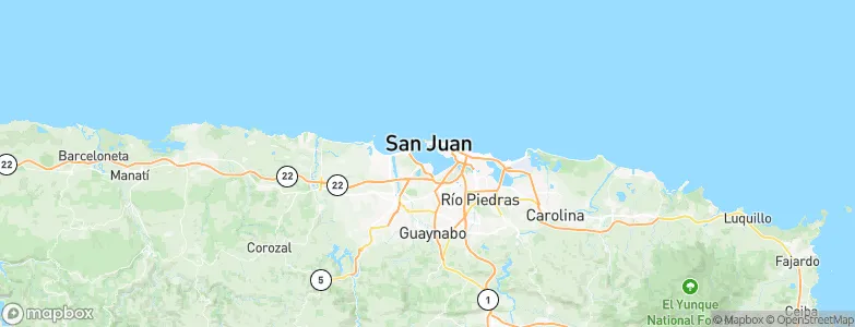Cataño, Puerto Rico Map