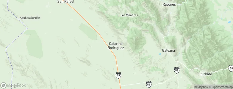 Catarino Rodríguez, Mexico Map