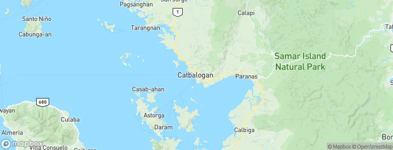 Catbalogan, Philippines Map