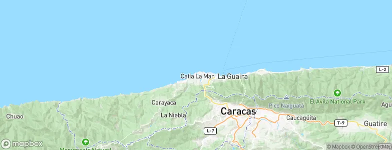 Catia La Mar, Venezuela Map