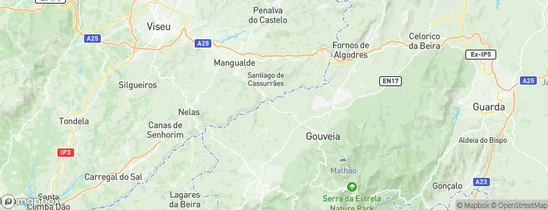 Cativelos, Portugal Map