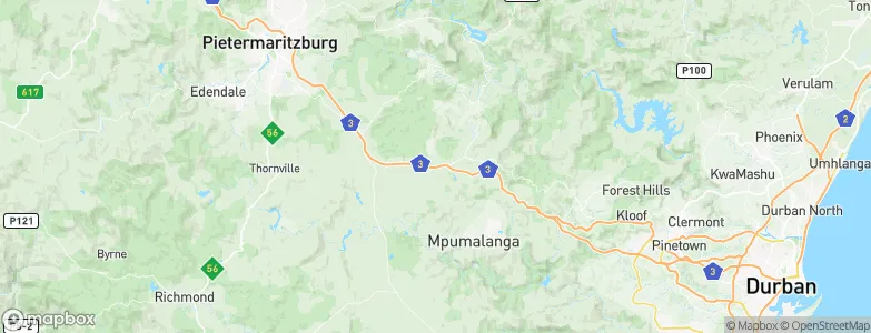 Cato Ridge, South Africa Map