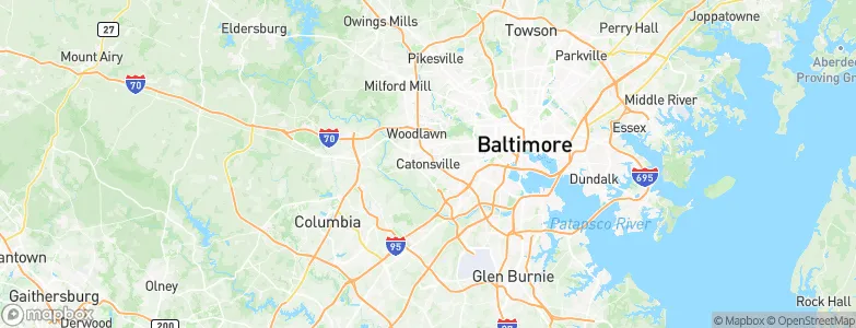 Catonsville, United States Map