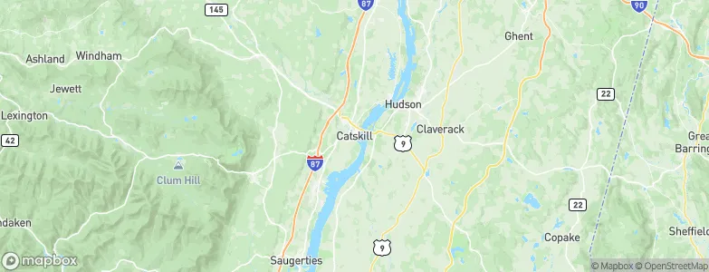 Catskill, United States Map