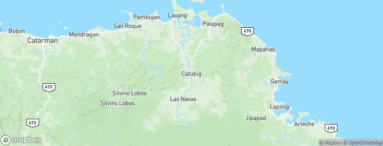 Catubig, Philippines Map