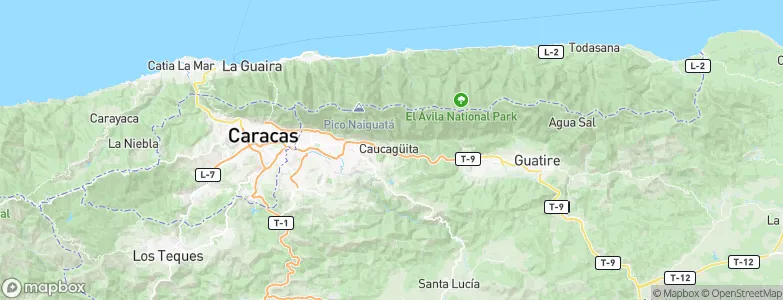 Caucaguito, Venezuela Map
