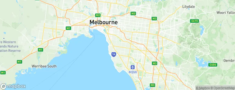 Caulfield South, Australia Map