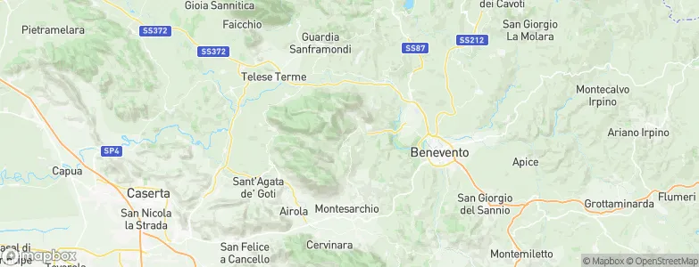Cautano, Italy Map