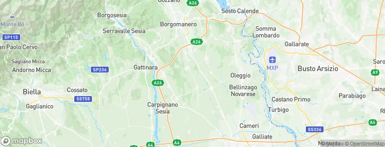 Cavaglietto, Italy Map