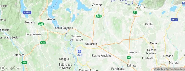 Cavaria con Premezzo, Italy Map