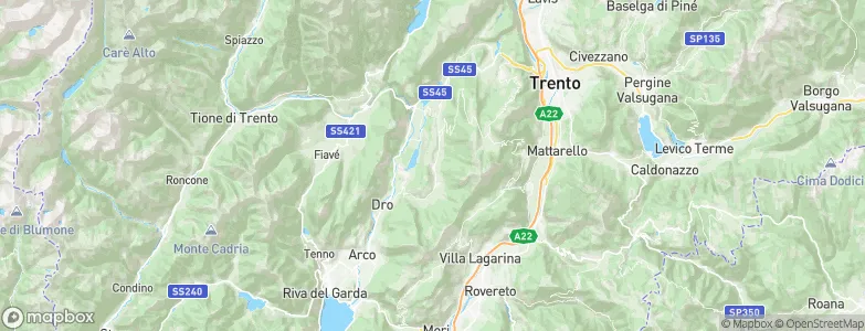 Cavedine, Italy Map