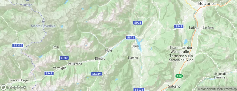 Cavizzana, Italy Map
