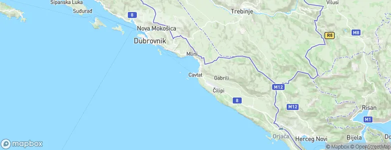 Cavtat, Croatia Map