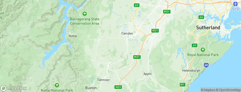 Cawdor, Australia Map